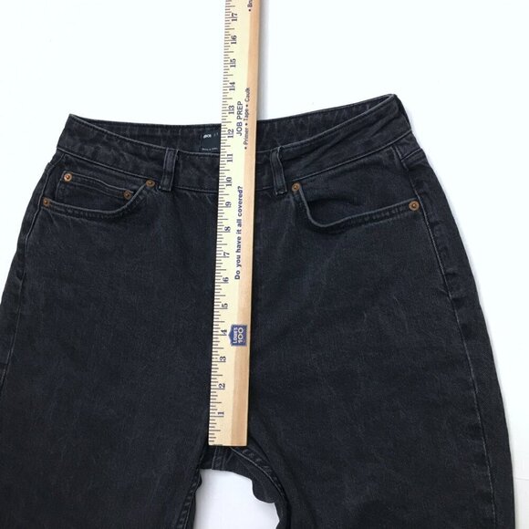 ASOS Jeans Women's Faded Black Ankle Jeans High Rise size 28 length 25" - Picture 7 of 9